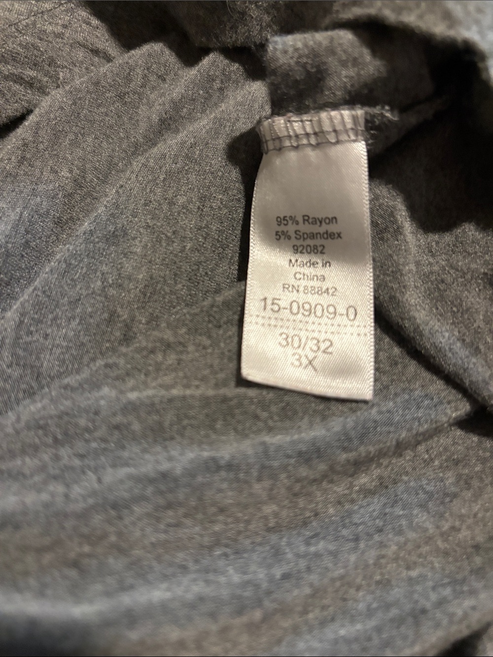 Roaman's Gray V-Neck Long Sleeve Dress - Picture 5 of 5